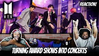 BTS turning award show into their concert REACTION [upl. by Lapham]