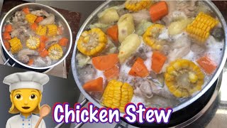 CHICKEN STEW CHICKEN RECIPE HEALTHY SOUP NILAGANG MANOK [upl. by Schrick11]