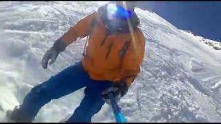 Snowboarding in Oukaimeden ski station Morocco [upl. by Eluj639]