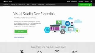 Microsoft® Visual Studio® Dev Essentials  Syncfusion [upl. by Barayon]