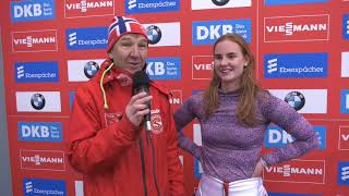 Brooke Apshkrum CAN talking about Altenberg Luge Nationscup and her crash [upl. by Olnay]