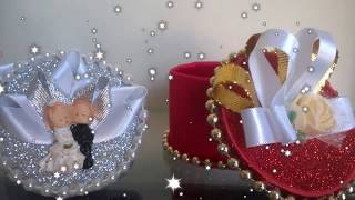 Lembrancinha de Casamento  E V A e Garrafa Pet pet bottle crafts [upl. by Steffy]