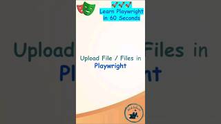 Playwright Tutorial  Upload Single File  Multiple Files Playwright playwrightautomation [upl. by Thurnau]