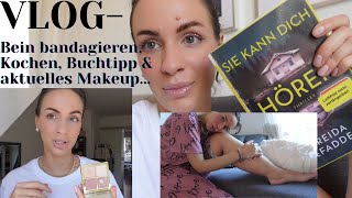 Vlogiiiii Vlog 👀 I Bein bandagieren🦵🏼 kochen vlog lymphödem vlogging [upl. by Filide]