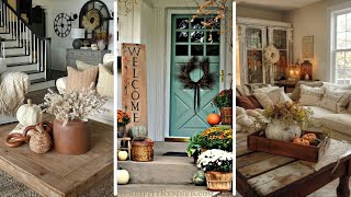 Rustic Autumn Haven Craft a Warm and Inviting Space for Fall [upl. by Colier]