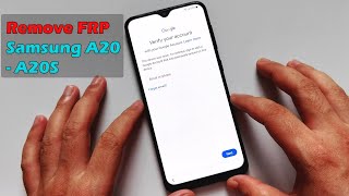 How to Bypass FRP Lock Samsung A20  A20s  Android 11 OneUI 31 [upl. by Ahsemit]