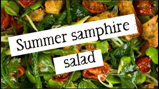 Summer samphire salad [upl. by Jerrol]