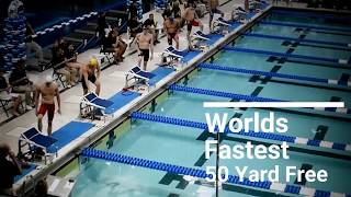 Worlds Fastest 50 Freestyle Caeleb Dressel 1763 [upl. by Pia]