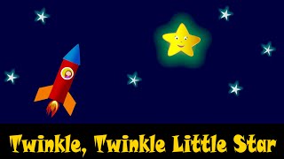 Twinkle Twinkle Little Star  English Nursery Rhyme by Kidsland TV [upl. by Akinorev]