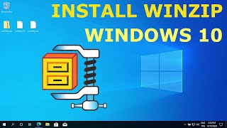 How To Download and Install WinZip on Windows 10 [upl. by Mufinella]