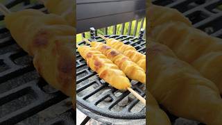 Cheesy Khachapuri Skewers A Unique Twist on Georgian Comfort Food GeorgianCuisine StreetFood [upl. by Brezin]