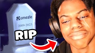 iShowSpeed Reacts to OMEGLE Shut Down😢 [upl. by Jess]