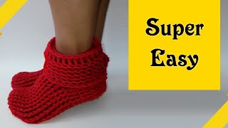 🔴Crochet slipper boots for women amp men [upl. by Arretal]