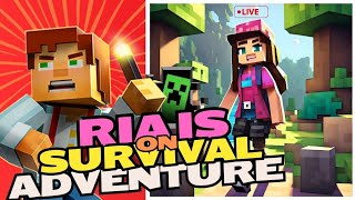 Girl Gamer Playing Minecraft Live with Subscribers  Akinator Later  Late Night Stream minecraft [upl. by Tufts]