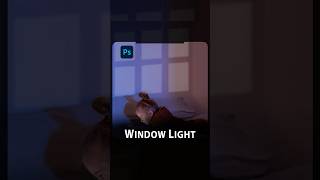 Window light effect in Photoshop shorts [upl. by Notsnorb898]