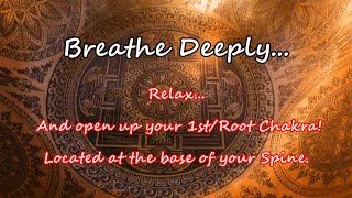 30 MIN ROOT CHAKRA MEDITATION WGIANT OM BOWL HHGO7  BALANCE ROOT  AVAILABLE AT TEMPLESOUNDSNET [upl. by Spiers552]