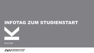 Infotag zum Studienstart  JKU Linz [upl. by Orodisi247]