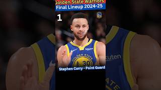 Golden State Warrior Final Lineup  NBA shorts nba warriors [upl. by Chaddie]