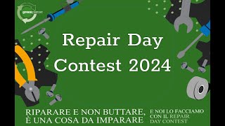 Repair Day Contest 2024 come è bello imparare ad aggiustare [upl. by Ahsart70]