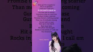 Lisa  lalisa rap lyrics lisa lyrics [upl. by Callan]