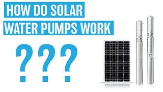 How Solar Water Pumps Work [upl. by Lovell]