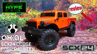 AWESOME or AWFUL The all New Axial SCX24 Dodge Power Wagon Unboxing and Review [upl. by Christabel]