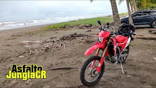 AJCR Viaje Ruta 239 Puriscal a Parrita por Mastatal CRF250L [upl. by Poucher]