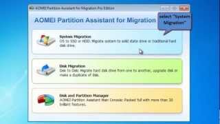 Migrate OS to New SSDHDD by Partition Assistant for Migrationmp4 [upl. by Margy]