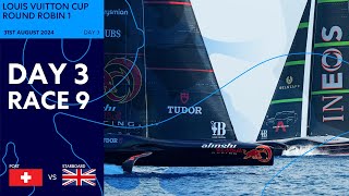 Alinghi Red Bull Racing vs INEOS Britannia  Full Race 31082024 [upl. by Landers]