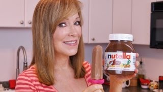 NUTELLA Popsicles Recipe NUTELLA Fudgesicles How To Make Ice Pops Di KometaDishin With Di 92 [upl. by Adnuahs693]