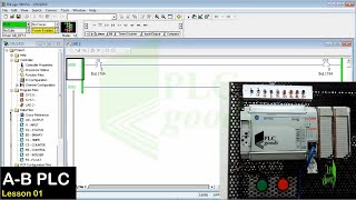 Introduction to Allen Bradley PLCs RSLogix 500 PRO RSLinx Classic MicroLogix 1500 SLC 500 [upl. by Nivrag]