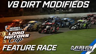 V8 Dirt Modifieds  Lord Mayors Cup  Lismore  2nd Nov 2024  ClayPerView [upl. by Franny]