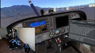 XPlane 11 VR  Airfoillabs Cessna 172 NG Digital  IFR flight from KPSP to KLGB [upl. by Dilks480]