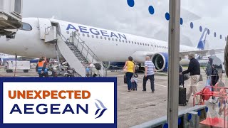 Aegean Airlines Business Class Upgrade amp Flight Review [upl. by Einafpets]