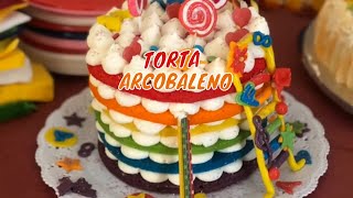 TORTA ARCOBALENO RAINBOW CAKE [upl. by Breed]