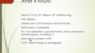 partograph clinical cases [upl. by Adnilra363]