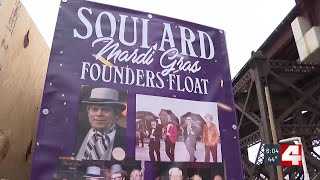 St Louis celebrates Mardi Gras with founder of Soulard parade [upl. by Vasta]