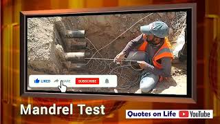 How to mandrel Test  etisalat future duct  mandrel Test  quotes on Life [upl. by Seidel]