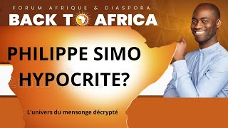 Philippe Simo Hypocrite Back to Africa Investir Au Pays une conférence qui promet la fortune [upl. by Sergo]