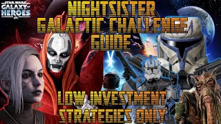 Takodana Galactic Challenge  No Zeta Low Investment Clones v Nightsister  Early Game Success [upl. by Laryssa]