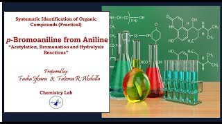 pBromoaniline from Aniline quotAcetylation Bromonation and Hydrolysis Reactionsquotchemistrylab [upl. by Uyerta]