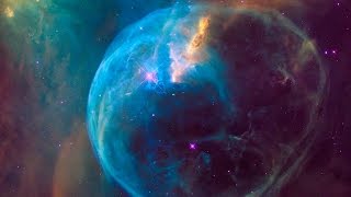 Hubbles Anniversary View of the Bubble Nebula  Video [upl. by Ellocin]