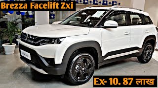 2022 Brezza Facelift Zxi Review in HindiNew Brezza Facelift Zxi Features2022 Brezza Facelift Zxi [upl. by Ajay]