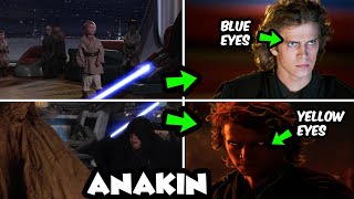 Why Anakins Eyes Turned Yellow After Killing Separatists NOT Younglings  Star Wars Explained [upl. by Corneille796]