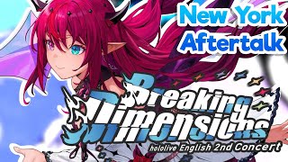 【hololive English 2nd Concert BreakingDimensions】IdolRyShining in New York AFTERTALK [upl. by Ogu484]