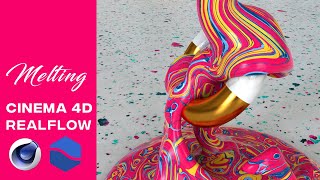 Cinema 4D Realflow Tutorial  Create Smooth Melting Effects [upl. by Lletnahc]