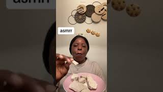 Kaolin Clay Crunch swallowing video clayasmr whiteclay umhlabathi [upl. by Farman]