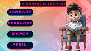 Months of the Year  12 Months of Year for Kids  Learn the Months januaryFebruary Chetankidsstydy [upl. by Kirit830]