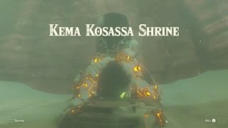 Zelda Breath of the Wild  Kema Kosassa Shrine  Gerudo Tower Region [upl. by Levitus]