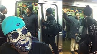 NYC Man Fights Bum For Stolen Bag On Train  Police Help Meme  Reaction [upl. by Martina]